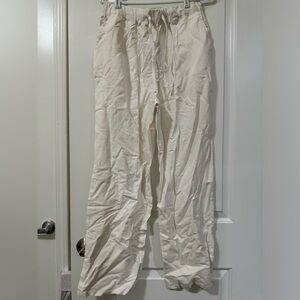 Wide White Dress Pants